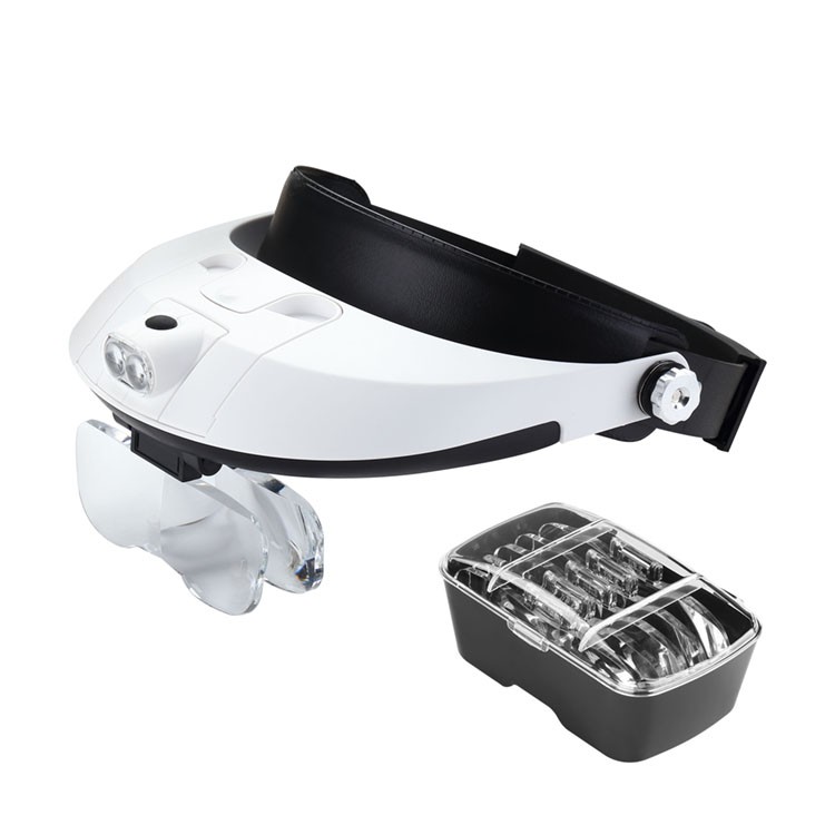 Headband Magnifier with Led Light